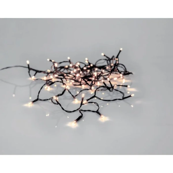 Fairy lights crisp white 12.6m