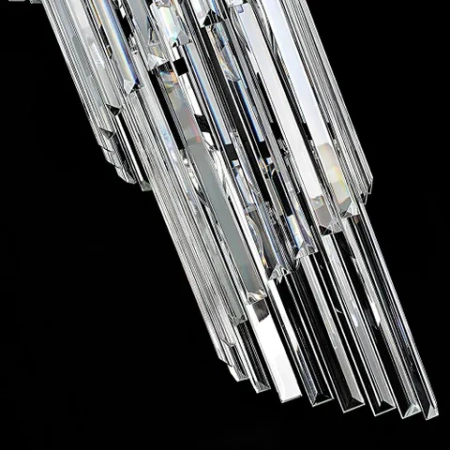 Pendant lamp Chanel L High Quality K9 Crystal 35xE14 D700 BLK