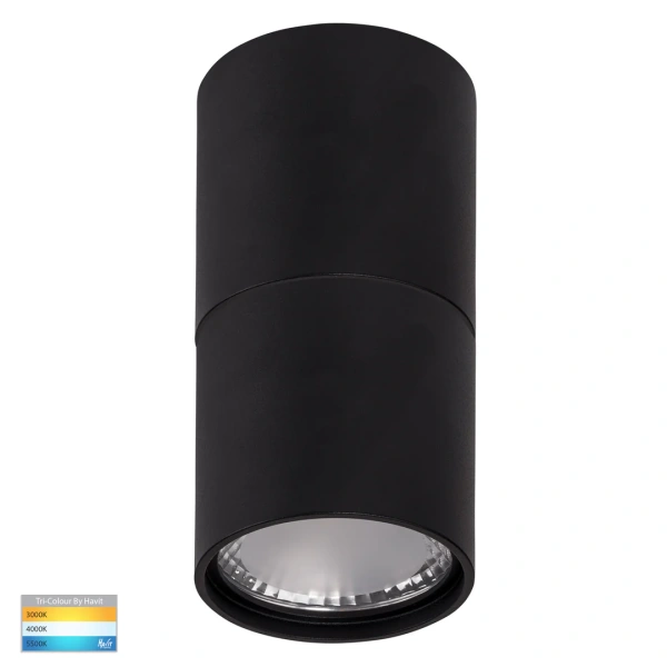 Surface downlight Nella BLK with Extension 3CCT LED 7W IP54 Surface downlight Nella BLK with Extension 3CCT LED 7W IP54