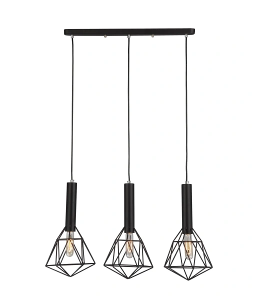 Pendant lamp BLACKBAND 3x Bird Cage With Bar
