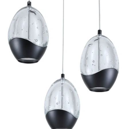 Pendant lamp TEAR 3 LED 23W BL
