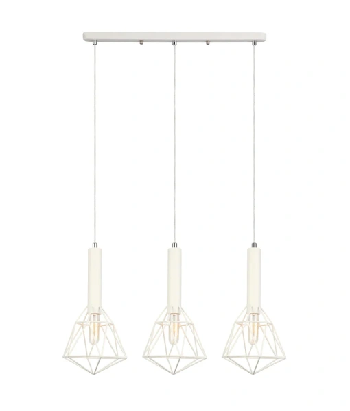 Pendant lamp WHITEBAND 3x Bird Cage With Bar