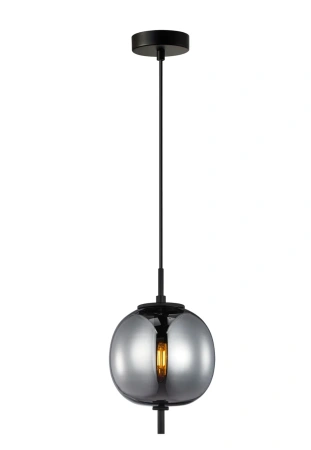 Pendant lamp PINO 5 Round Smokey Black 10W