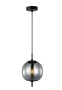 Pendant lamp PINO 5 Round Smokey Black 10W