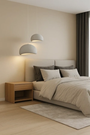 Pendant lamp Emi P40 E27 WHT