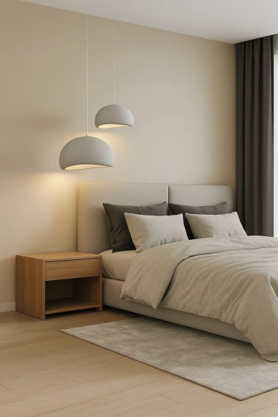 Pendant lamp Emi P38 E27 WHT