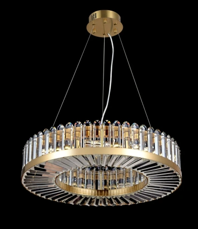 Chandelier PALLADIO-9L Brushed Brass