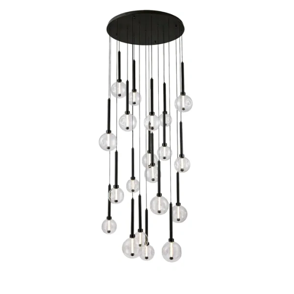 Pendant light Meteor 20 LED 90W BLK