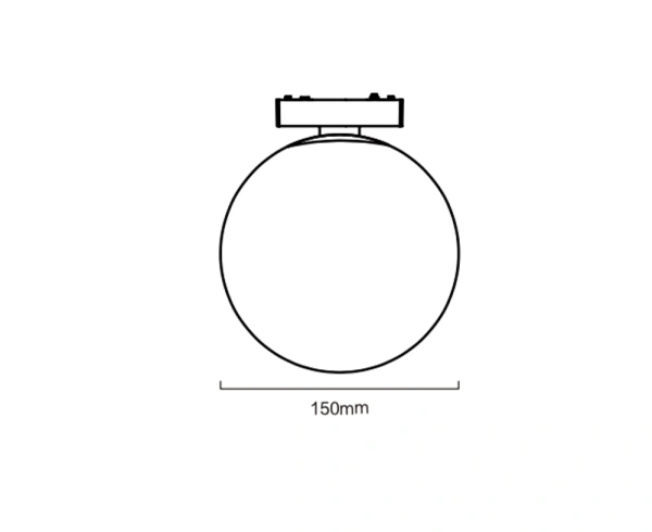 Track Moon Ball Z3057-6.OP.CCT.BK 48V 6W WIFI