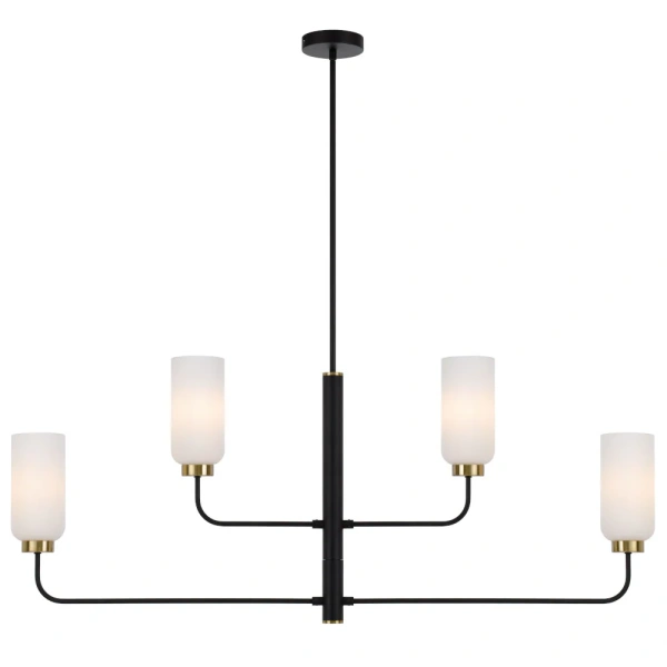 Pendant light SEBRING 4 Long E27 BKOP