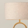 Table lamp Banks Brass & White Marble