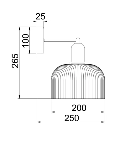 Wall light VINTAJ4W E27 Cooper