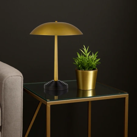 Table lamp Corvus 2x E27 Antique Brass