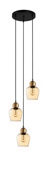 Pendant lamp CHAMPAN1X3R E27 bronze