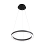 Pendant lamp NEBULA 40CM LED RING BLACK