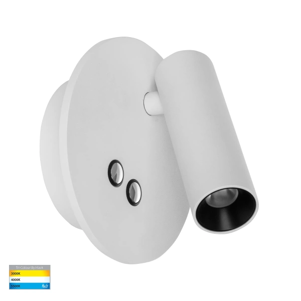 Wall light Lesen WHT LED 2x3W CCT Touch dim Wall light Lesen WHT LED 2x3W CCT Touch dim