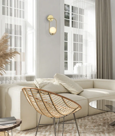 Wall light ARO1 IP20 G9 GLD