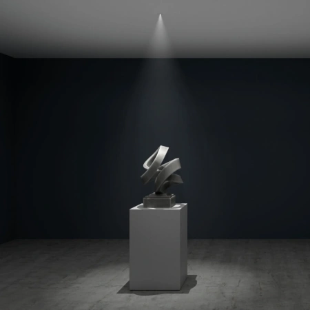 Surface downlight Pebble LED 12W WH