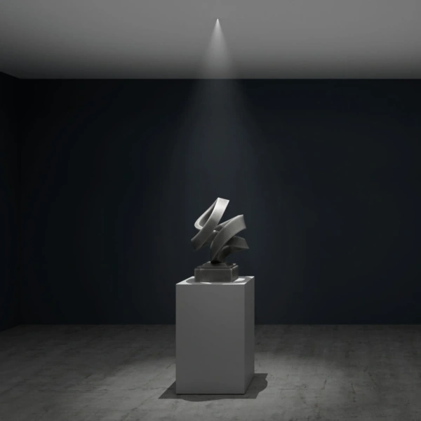 Surface downlight Pebble LED 12W WH