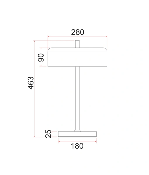 Table lamp KELLO-T1 E27 Cream
