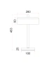 Table lamp KELLO-T1 E27 Cream