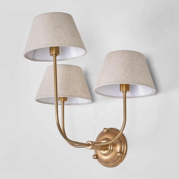 Wall light Trilogy Base E14 H365 BRS