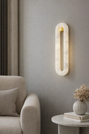 Wall light Monzo W1 Alabaster Spanish Marble LED 15W 3K BRS