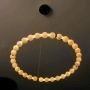 Pendant lamp Coronet Alabaster Spanish Marble D80 LED 48W CCT BRS