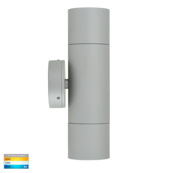 Wall light Tivah Silver 3CCT Up-Down HV1047GU10T IP65