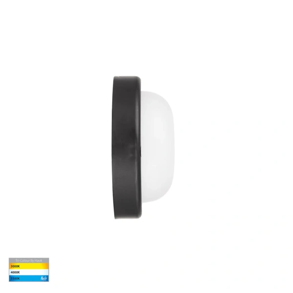 Wall or Ceiling light Muovi Small HV3523T-BLK 7W TRI Colour Dimmable