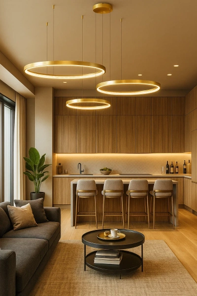 Pendant lamp Helisema S3 LED 3CCT BR