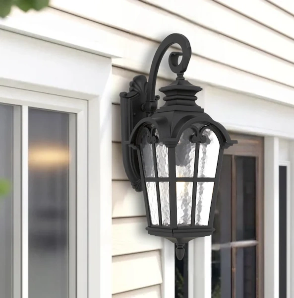 Wall light Shelton E27 H630 BLK