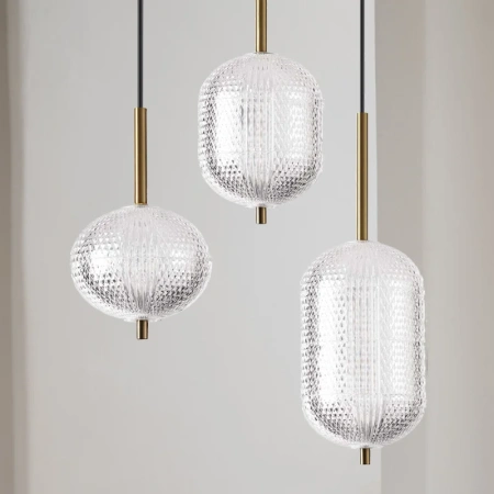 Pendant lamp Decor 12 LED 7W 3K BRS