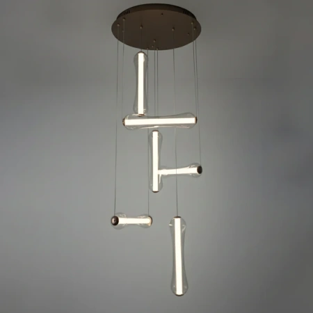 Pendant lamp Bruno 6 LED D80 BRZ