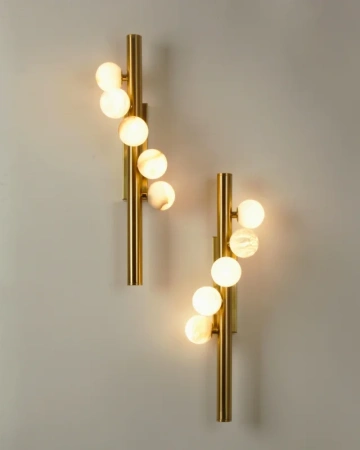 Wall light Molina W1 Alabaster Spanish Marble G9 BRS