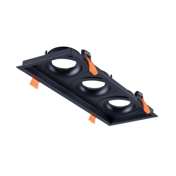 Downlight CELL FRAME SLOT3 FRAME ONLY BLK
