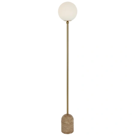 Floor lamp GINA E27 D200 H1500 SWT BEIGE TRAVERTINE