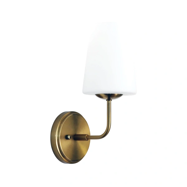 Wall light HOPLEY E27 Satin BRS Wall light HOPLEY E27 Satin BRS