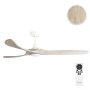 Ceiling fan Kirra DC with 17W LED D60 White Oak