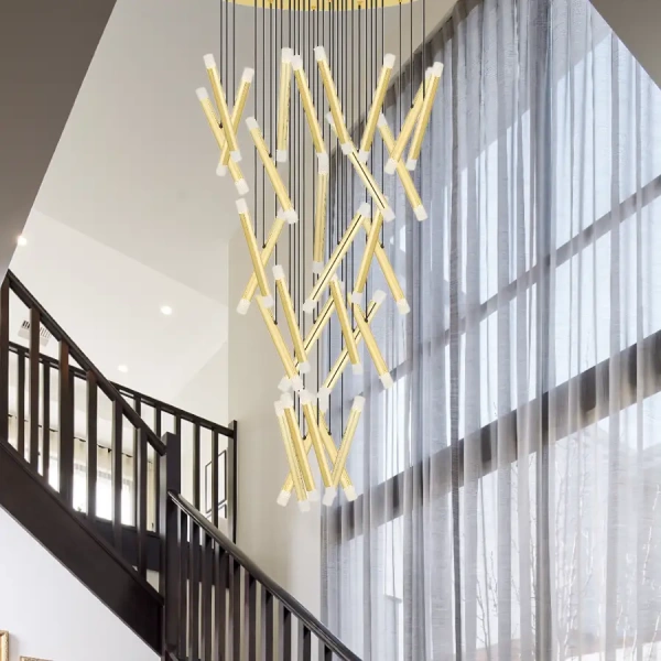 Pendant lamp MILAZO 60x1.5w LED 3000K IP20 NON-DIM GLD