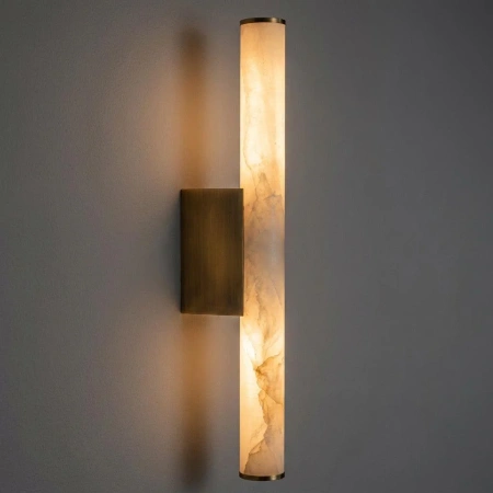 Wall lamp Voss Alabaster LED 7W brass