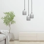 Single pendant TERROS.130 TERRAZZO E14