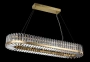 Chandelier PALLADIO-12L Long Brushed Brass