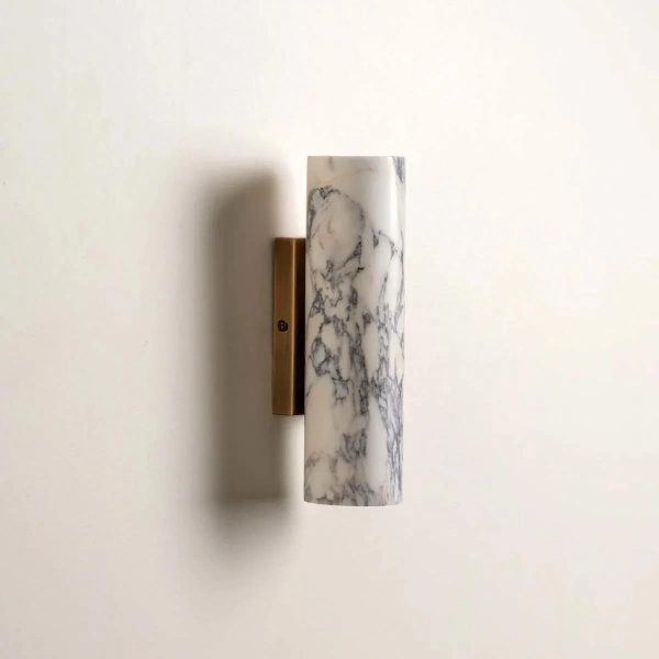 Wall lamp Lova marble G9 Aged brass