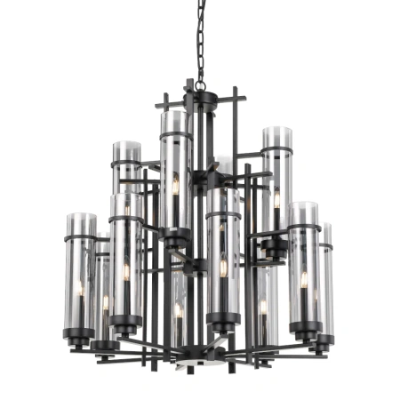 Pendant BURGESS 12 Lights BLK