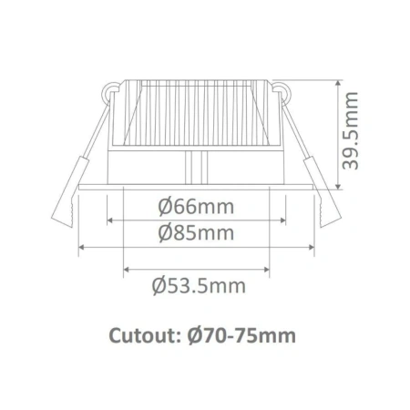 Downlight DECO-8-WHT 20410