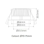 Downlight DECO-8-WHT 20410