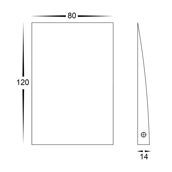 Wall light Pelase 12V LED 3W 3CCT Antique brass