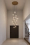 Pendant lamp Pavin LED D70 Satin gold