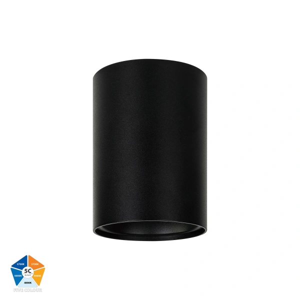 Surface downlight Nella 12V 12W 5CCT LED BLK